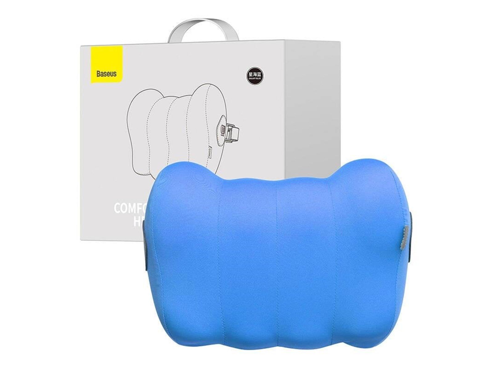 Baseus ComfortRide Series Silk Car Headrest Pillow (Blue)