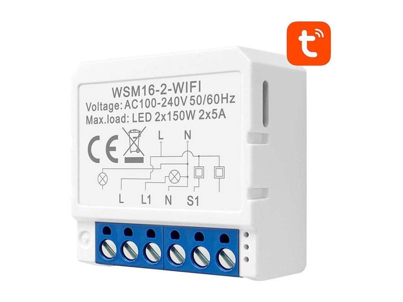Avatto Smart Switch Module WiFi WSM16-W2 TUYA