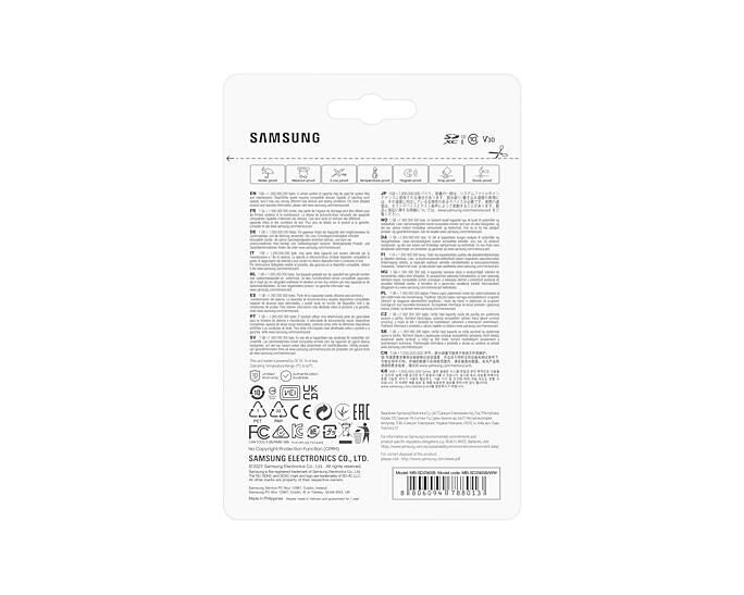 Samsung PRO Plus MB-SD256SB Speicherkarte 256 GB mit USB Kartenleser