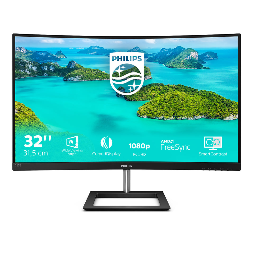 Philips 80.0cm (31.5") 322E1C 16:09 HDMI+DP VA