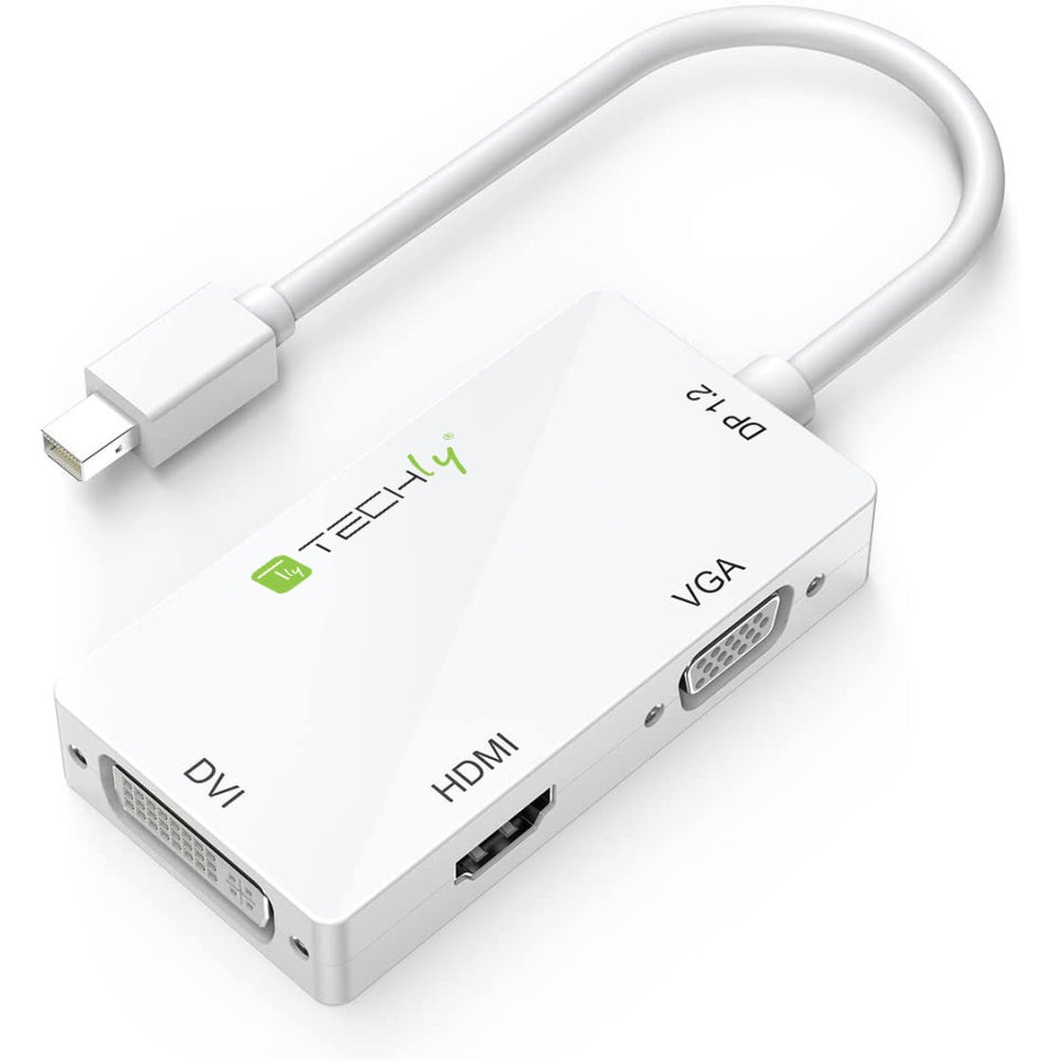 Techly Adapter 3 in 1mini DisplayPort to HDMI/DVI/VGA