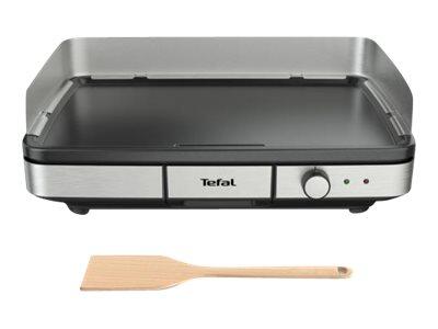 Tefal Elektrogrill Maxi Plancha, schwarz/edelstahl