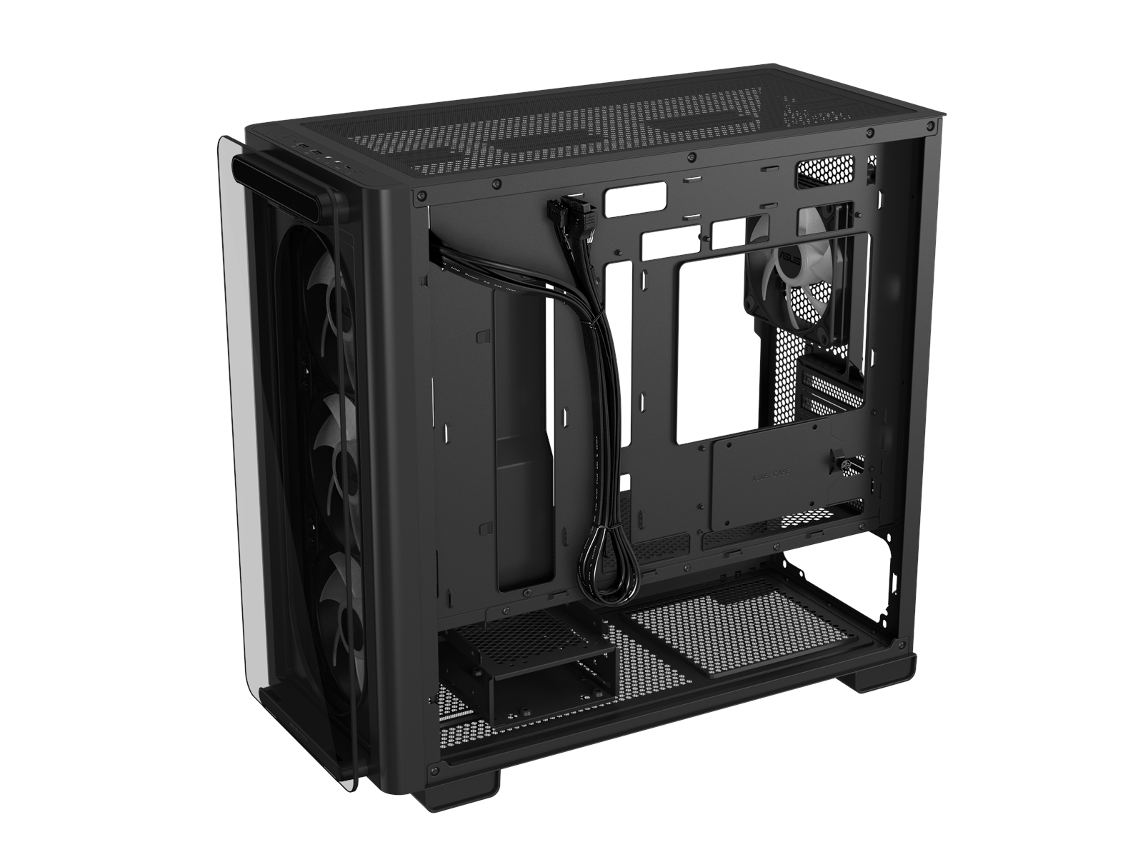 ASUS A23 PLUS TG ARGB BLACK - Gehäuse - Miditower - Schwarz