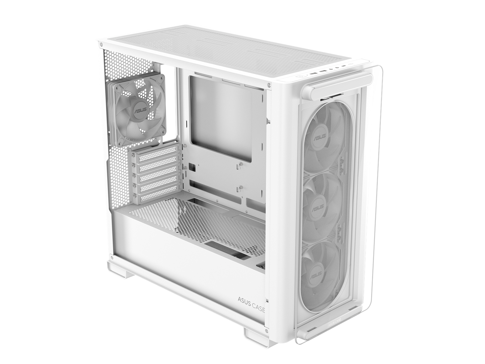 ASUS A23 PLUS - Gehäuse - Miditower - Weiß