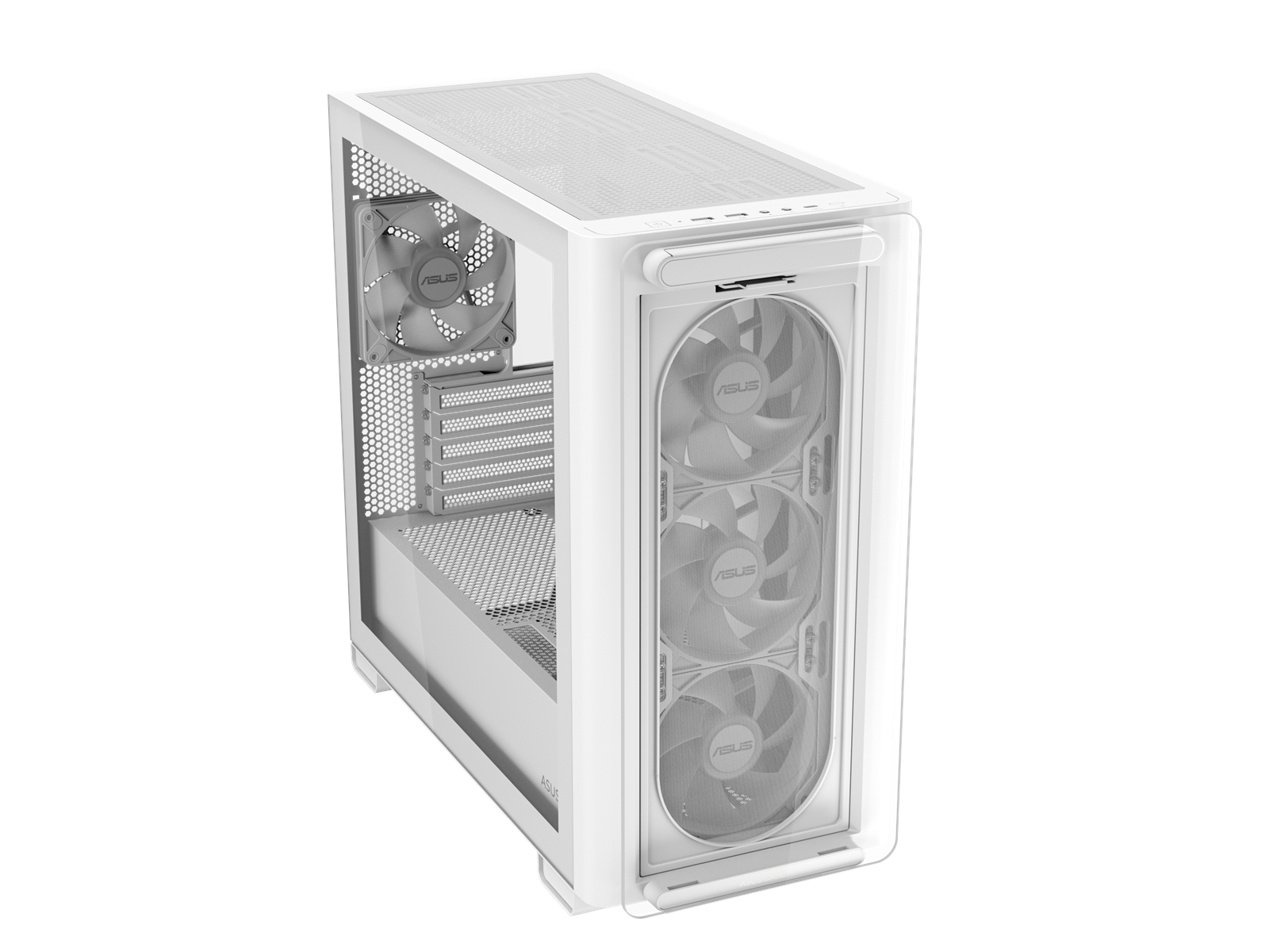 ASUS A23 PLUS - Gehäuse - Miditower - Weiß