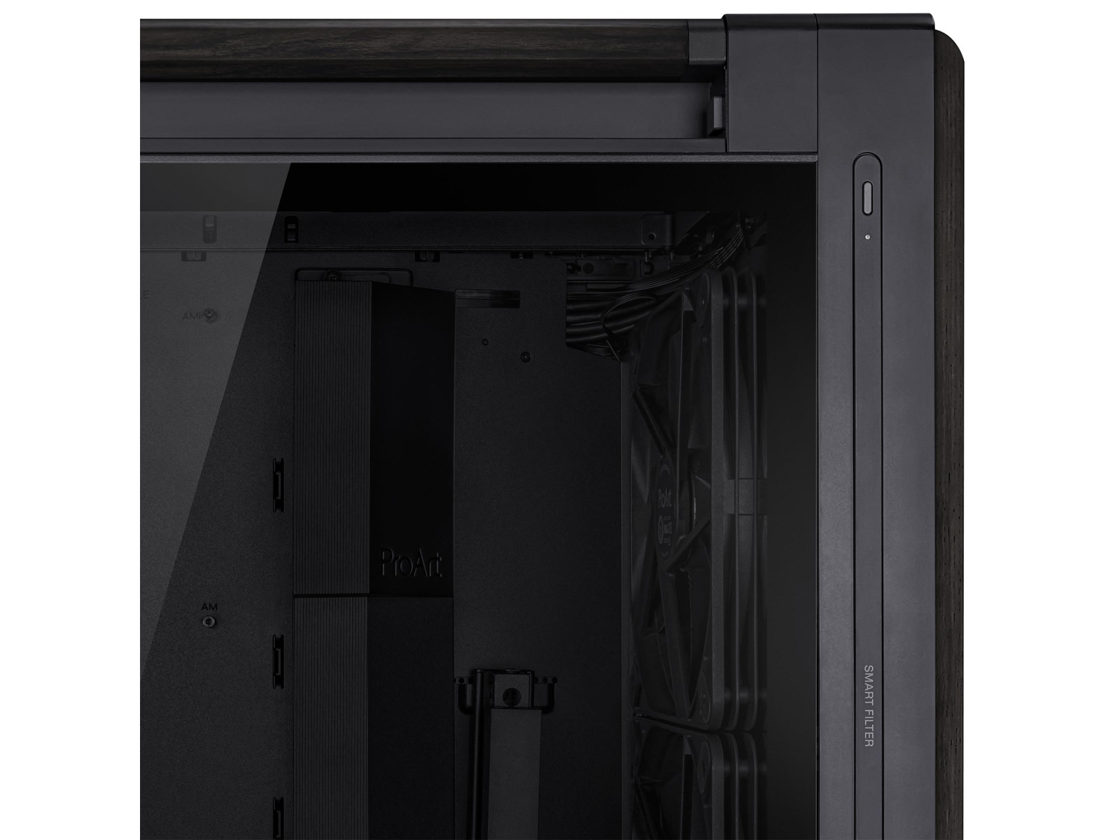 ASUS ProArt PA602 Wood TG Panel - Gehäuse - Fulltower - Schwarz