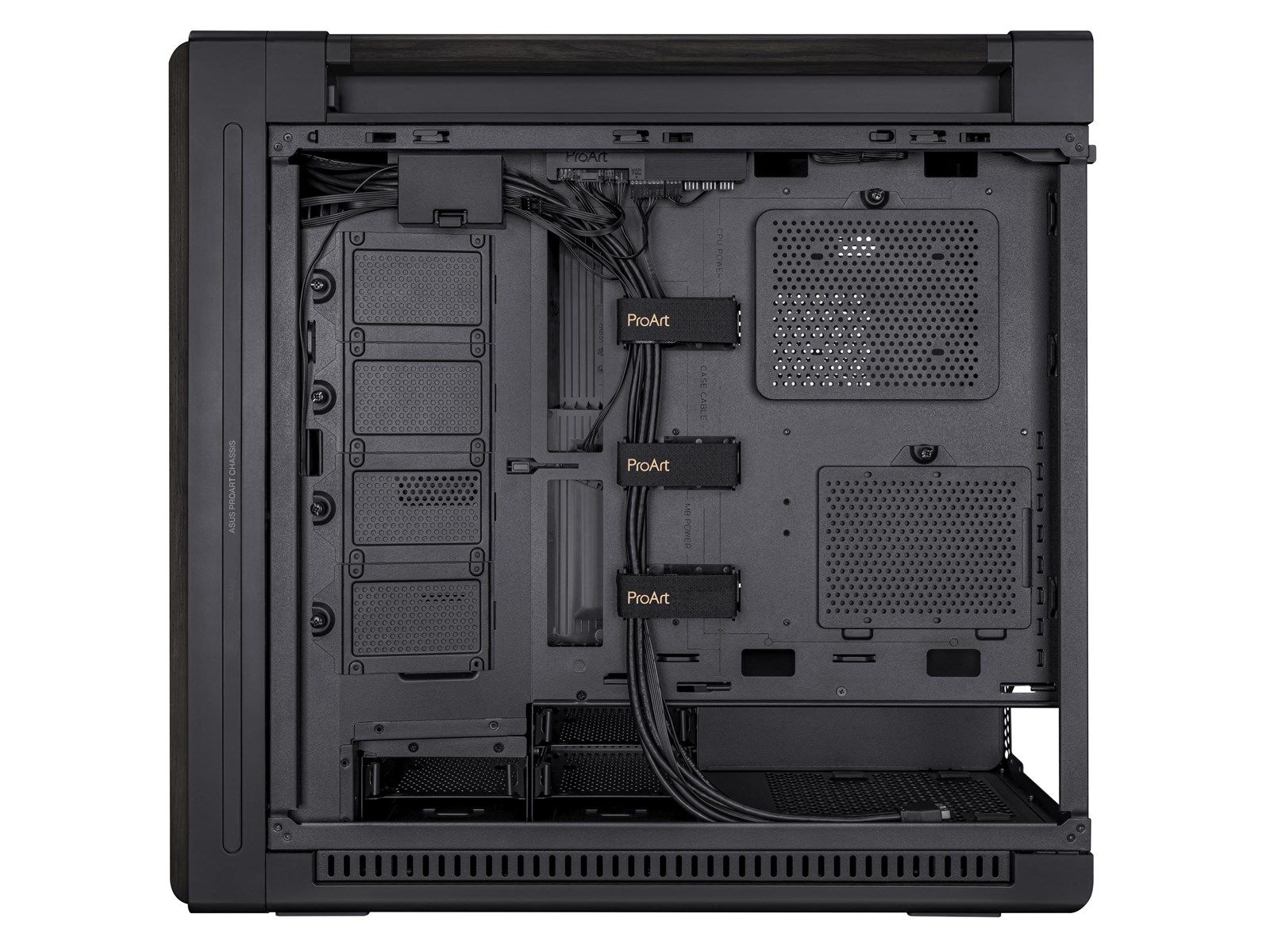 ASUS ProArt PA602 Wood TG Panel - Gehäuse - Fulltower - Schwarz