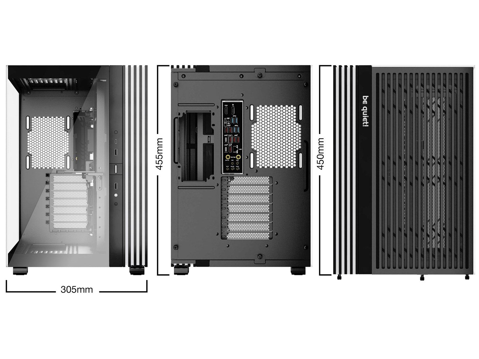 be quiet! LIGHT BASE 600 DX Black - Gehäuse - Miditower - Schwarz