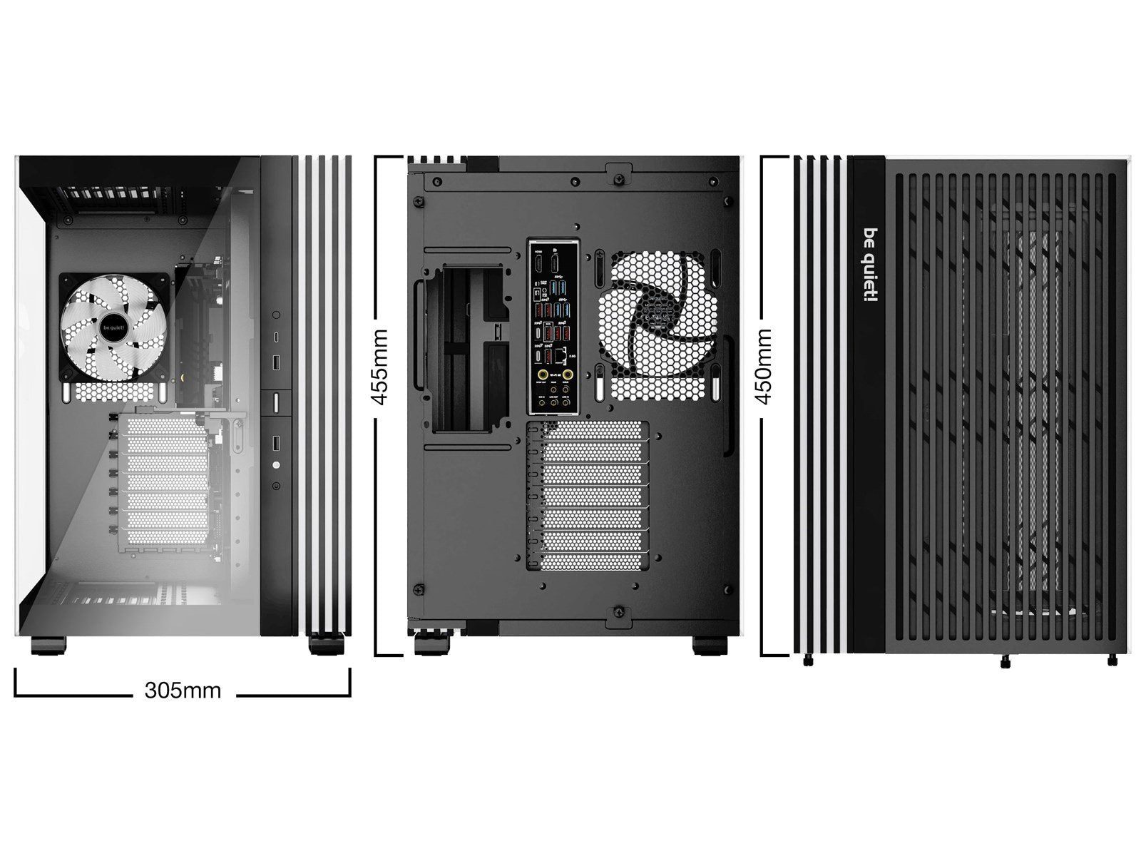be quiet! LIGHT BASE 600 LX Black - Gehäuse - Miditower - Schwarz