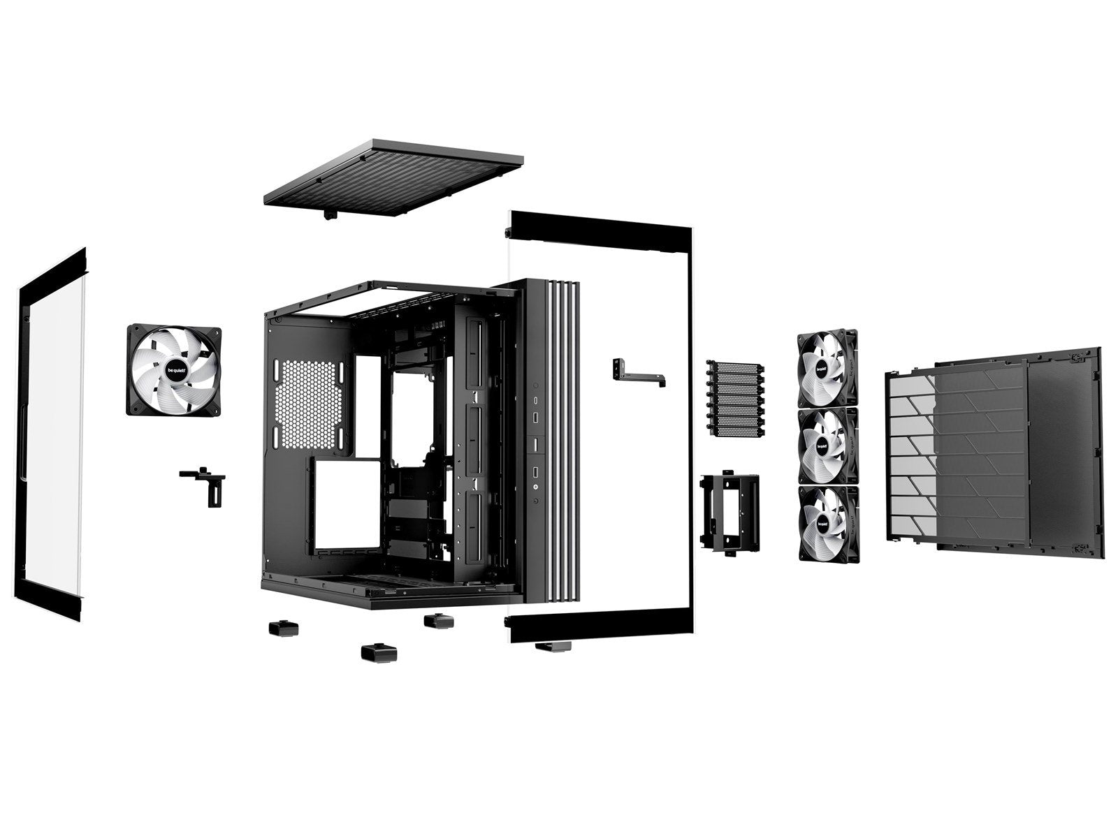 be quiet! LIGHT BASE 600 LX Black - Gehäuse - Miditower - Schwarz