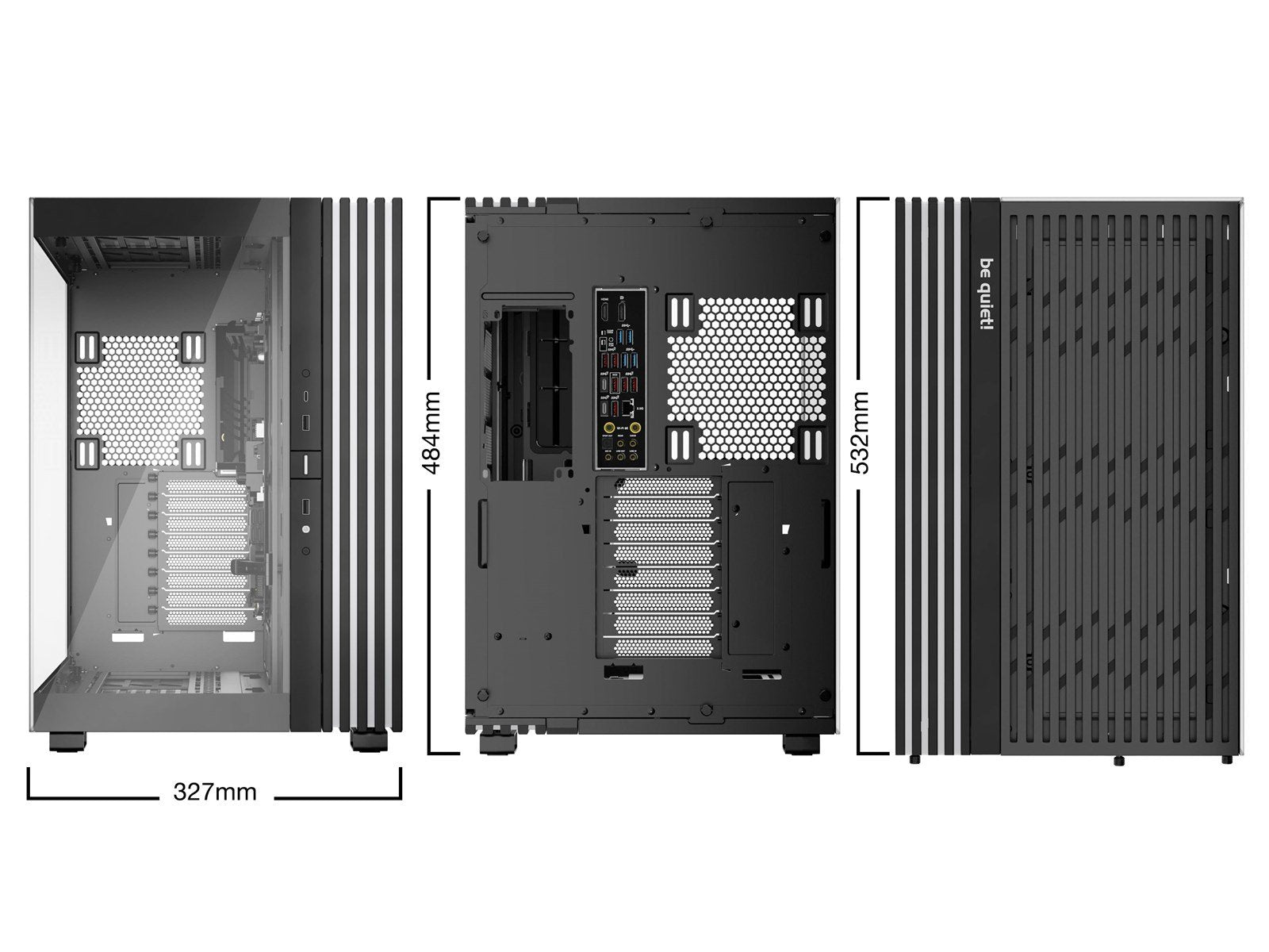 be quiet! LIGHT BASE 900 DX Black - Gehäuse - Miditower - Schwarz