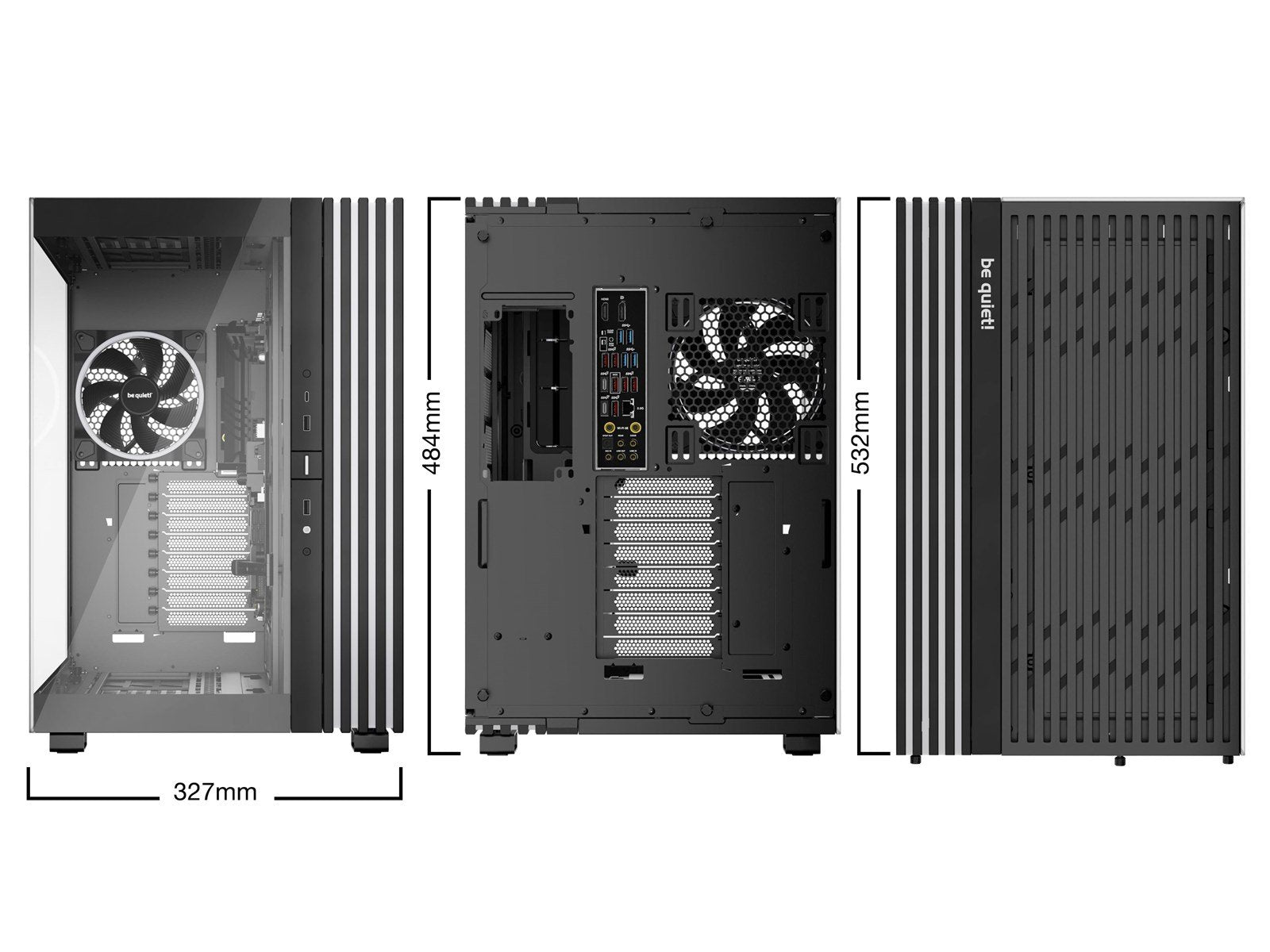 be quiet! LIGHT BASE 900 FX Black - Gehäuse - Fulltower - Schwarz