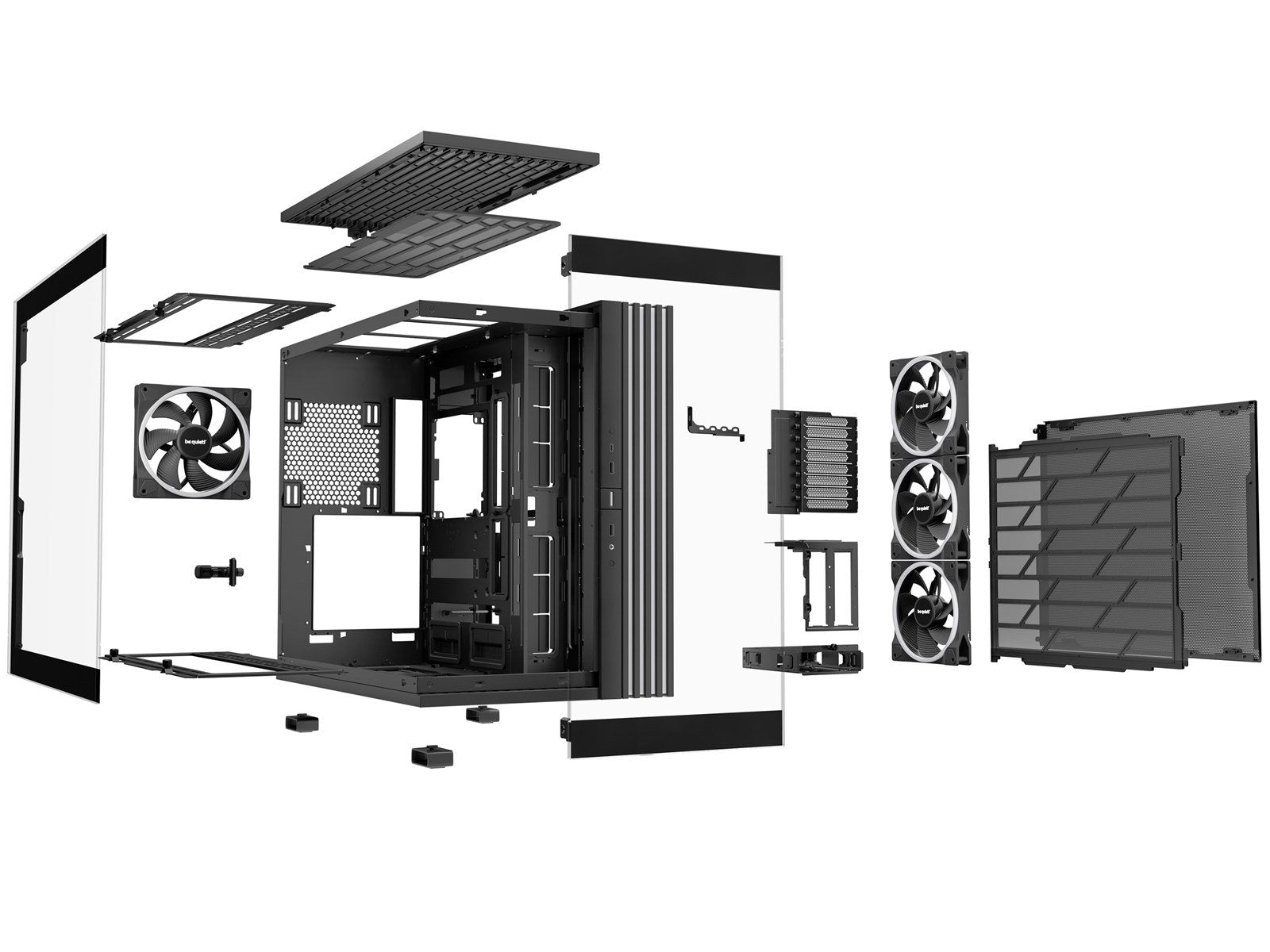 be quiet! LIGHT BASE 900 FX Black - Gehäuse - Fulltower - Schwarz
