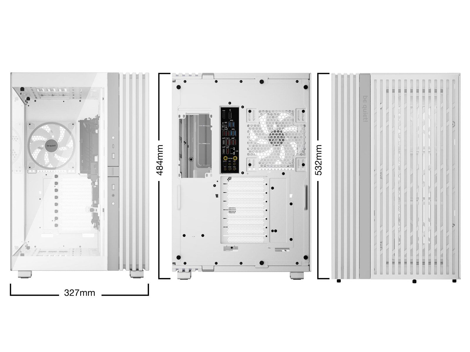be quiet! LIGHT BASE 900 FX White - Gehäuse - Fulltower - Weiß