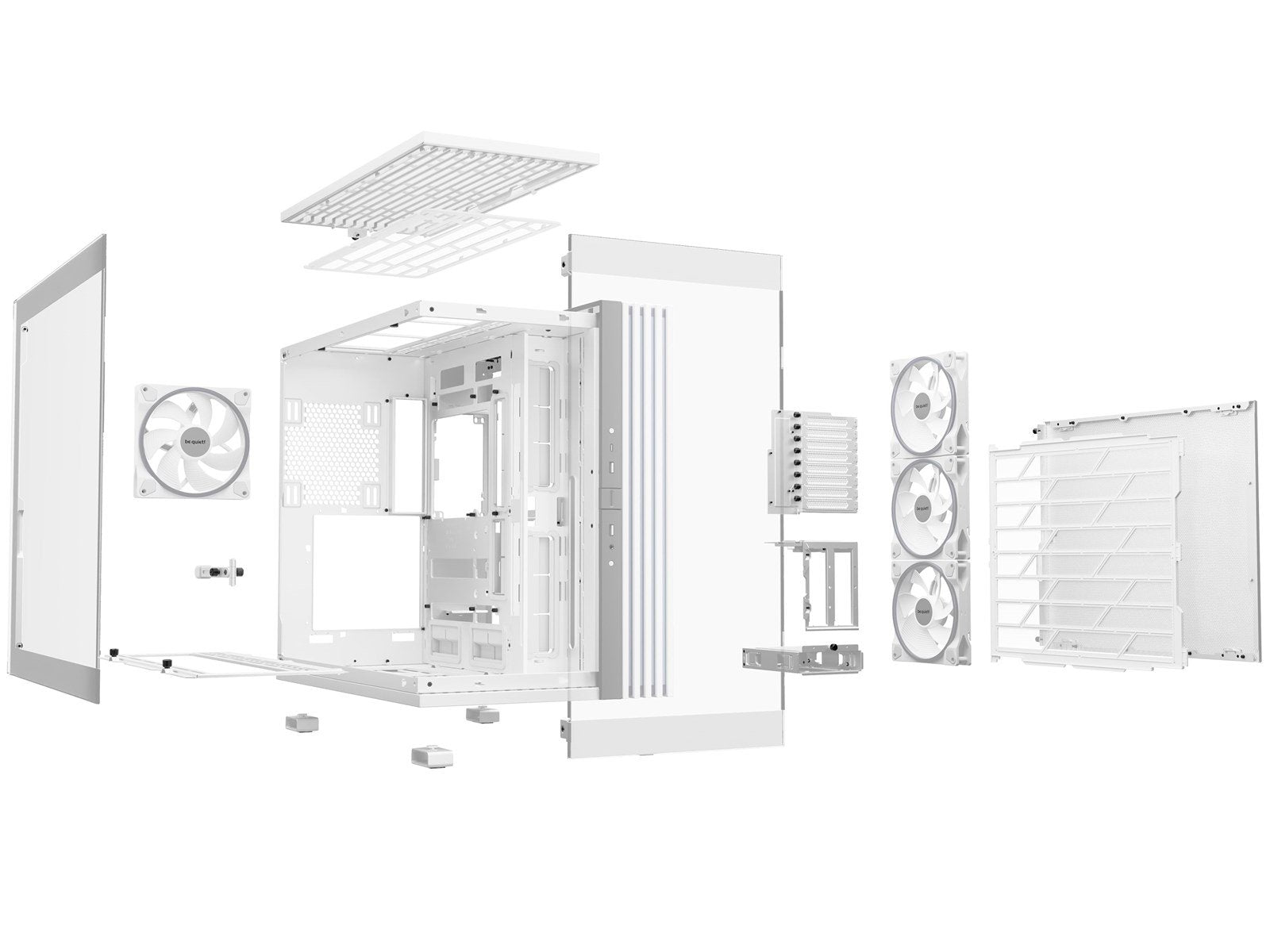 be quiet! LIGHT BASE 900 FX White - Gehäuse - Fulltower - Weiß