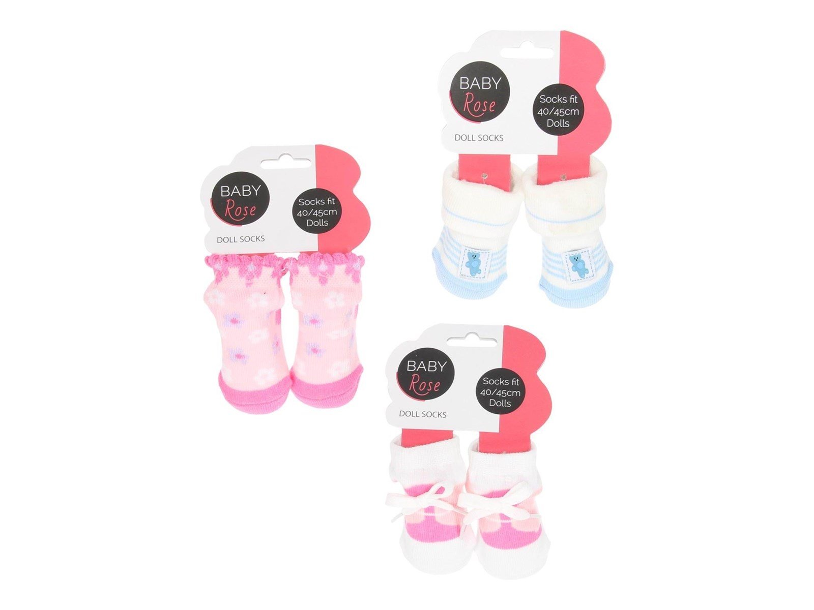 Baby Rose Doll Socks