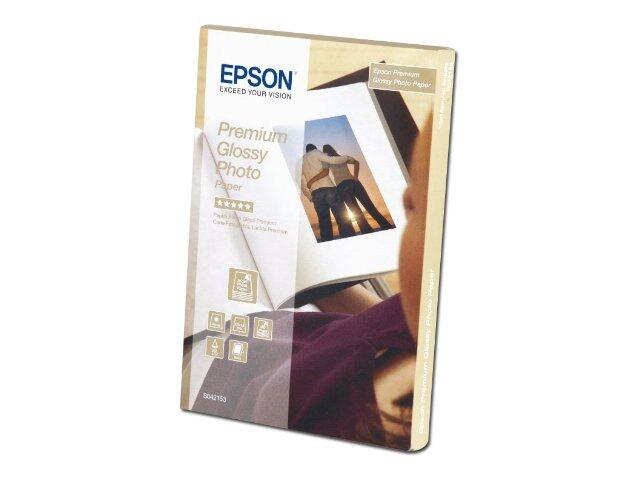 Epson Premium Glossy Photo Paper - Fotopapier, glänzend - 100 x 150 mm - 40 Blatt - für Epson MUFC Printer