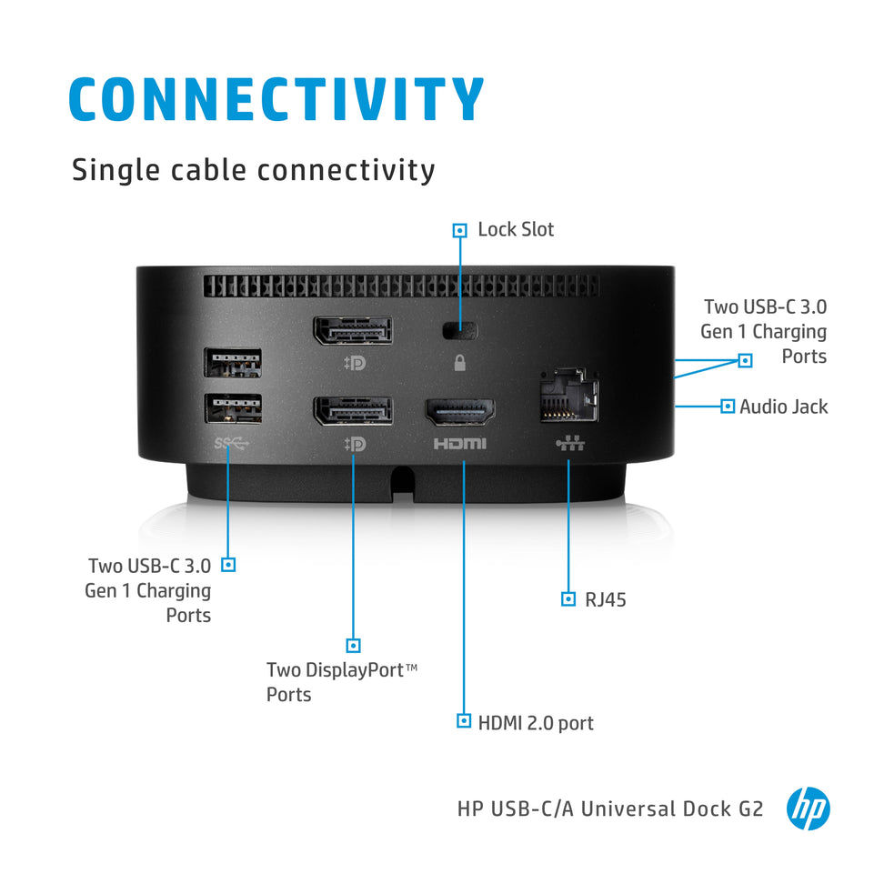 HP Notebook Dockingstation USB-C/A Universal G2 5TW13AA