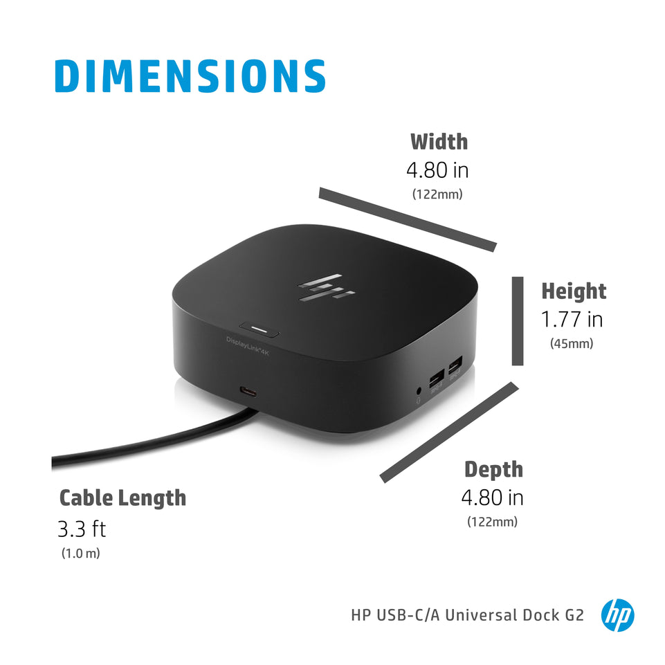 HP Notebook Dockingstation USB-C/A Universal G2 5TW13AA