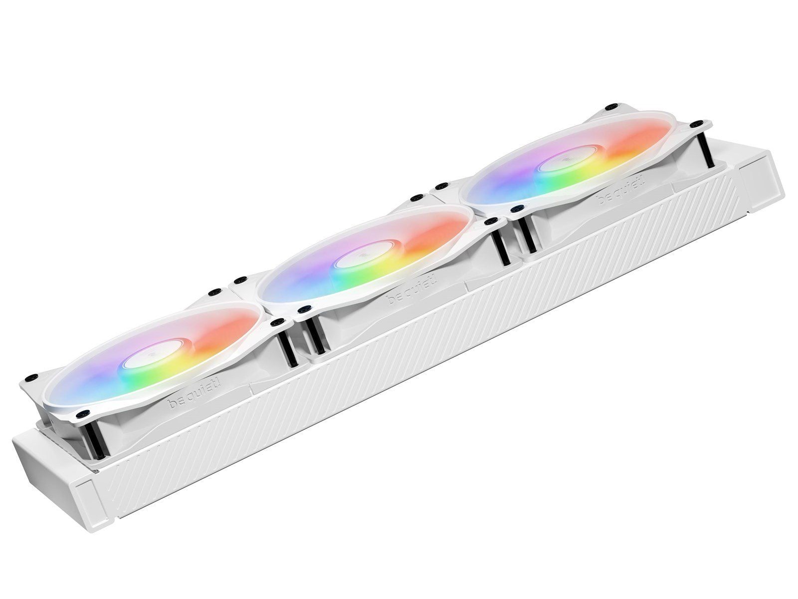 be quiet! LIGHT WINGS LX White High Speed (3-pack) - Gehäuselüfter - 120mm - Schwarz - 31 dBA