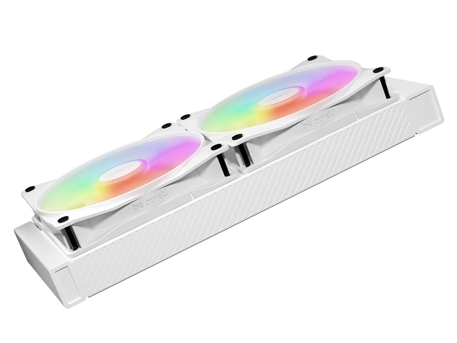 be quiet! LIGHT WINGS LX 140mm high-speed White (3-pack) - Gehäuselüfter - 140mm - Weiß mit RGB-Beleuchtung - 23 dBA