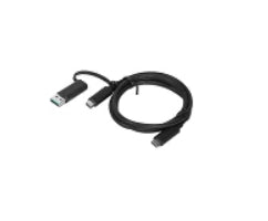 Lenovo USB-C Hybrid Kabel mit USB-A Adapter