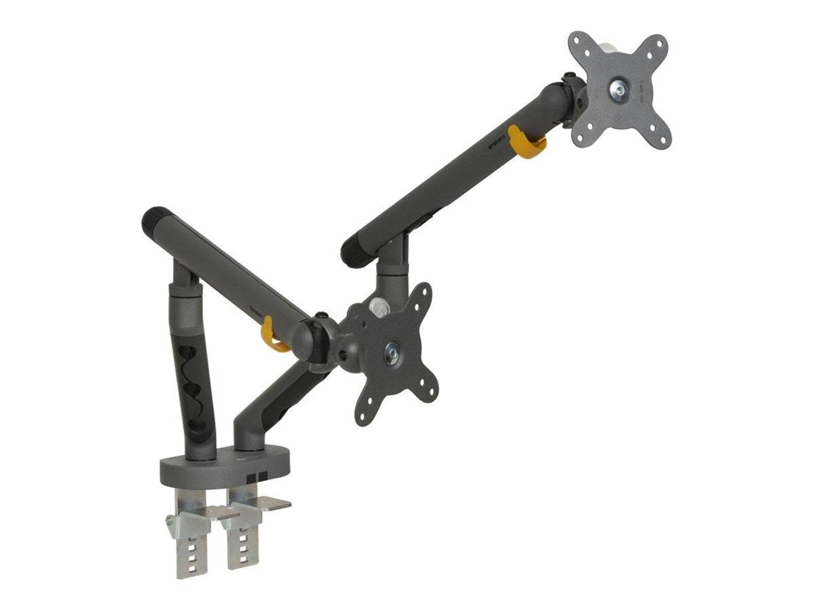 Bakker Elkhuizen Flexible Dual mounting kit - adjustable dual arms - for 2 monitors - dark grey 10 kg 17