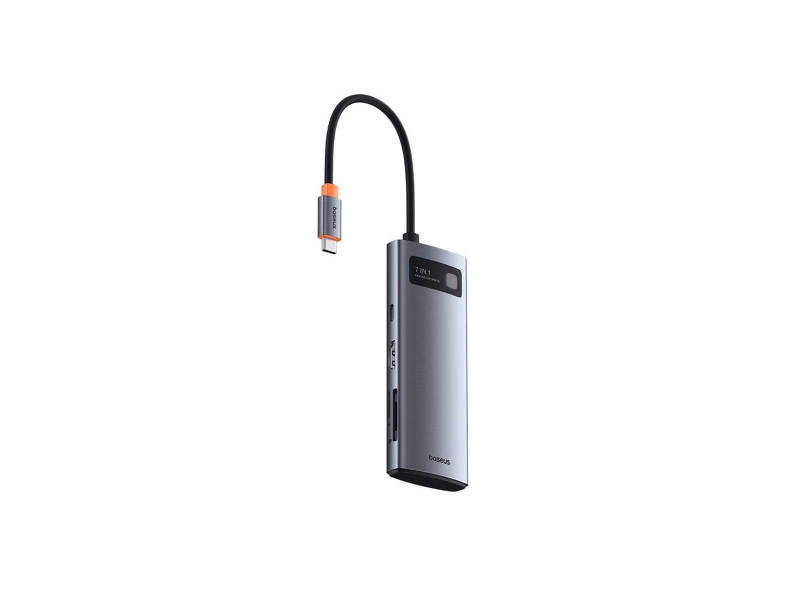 Baseus Joystar 7 in 1 USB-C Hub USB-Hubs - USB 3.1 - 7 - Grau