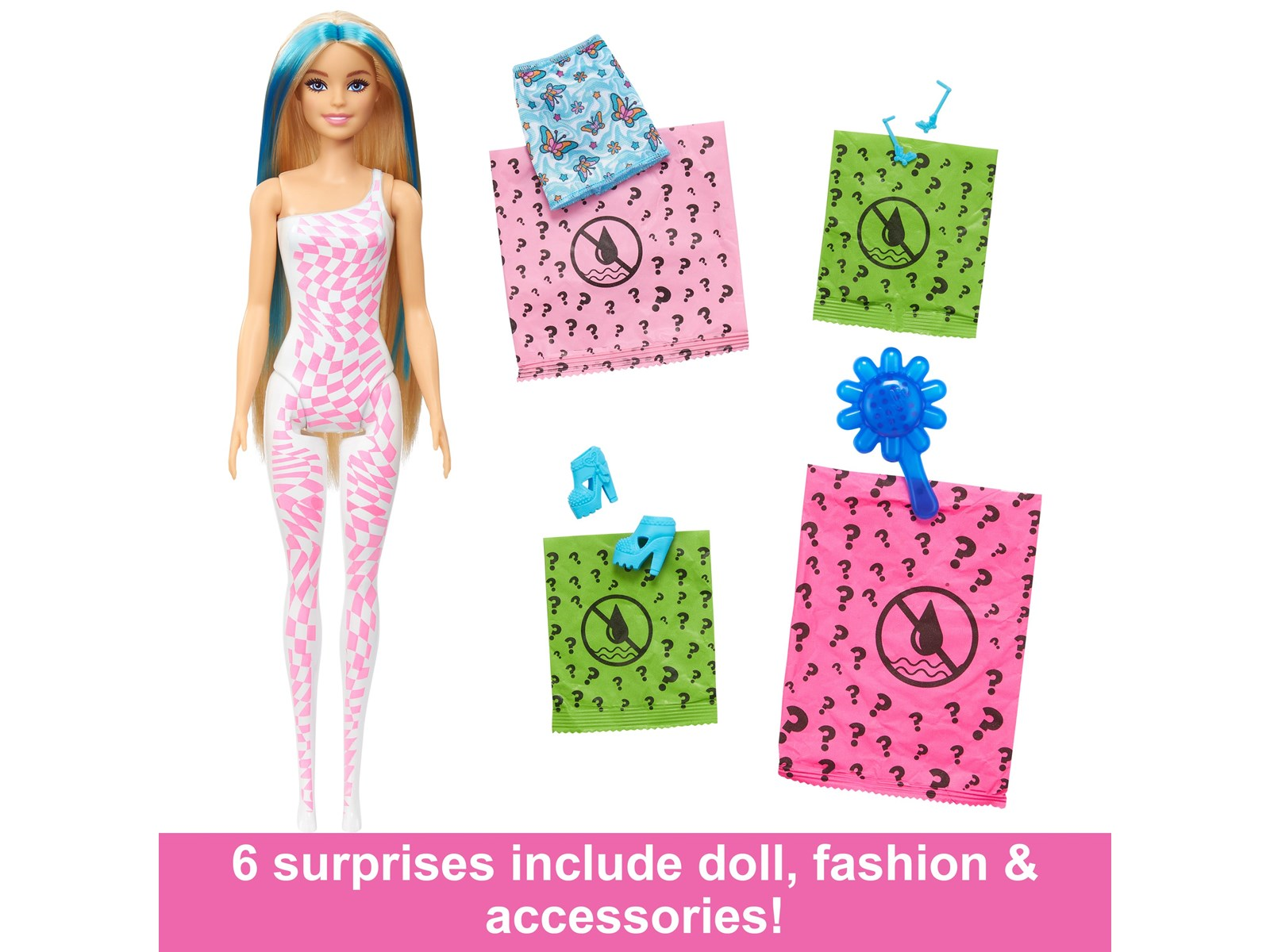 Barbie Color Reveal Groovy Dolls Fashion Doll