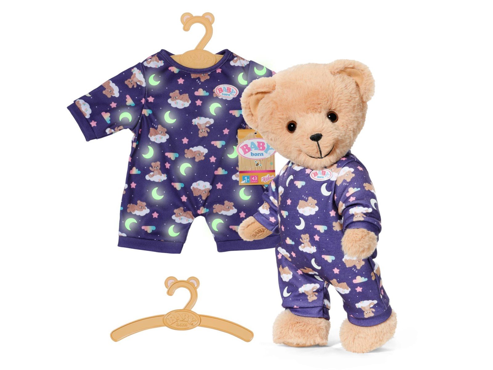 Baby Born Teddy's Romper Glow in the Dark