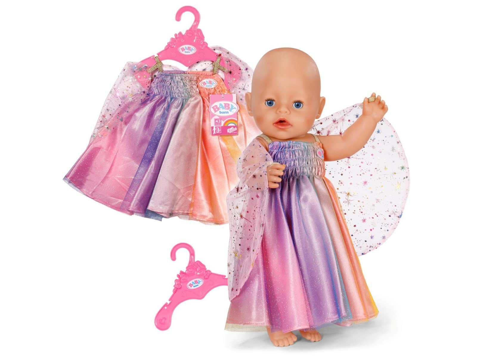 Baby Born Rainbow Nightdress