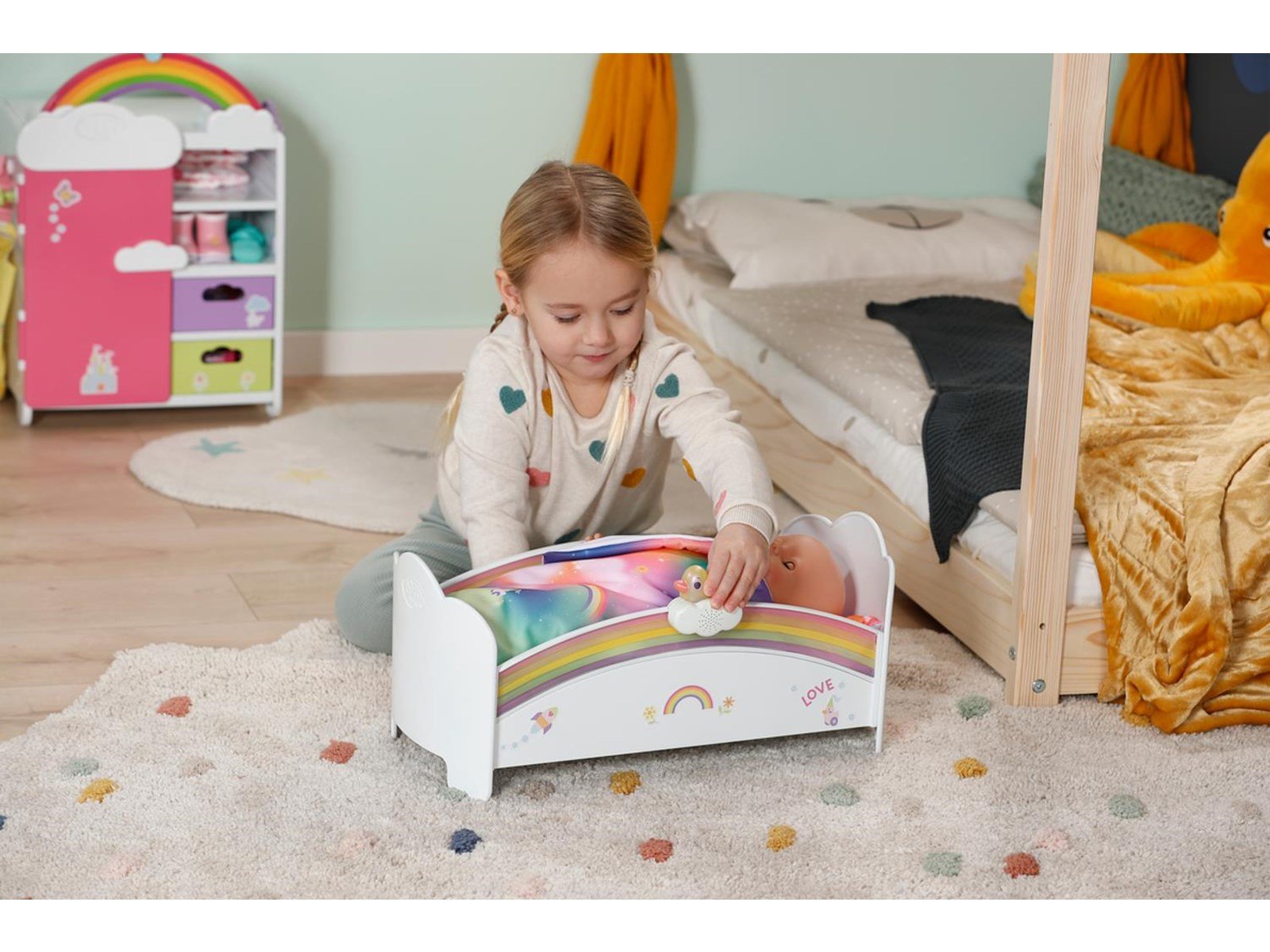 Baby Born Rainbow Bed