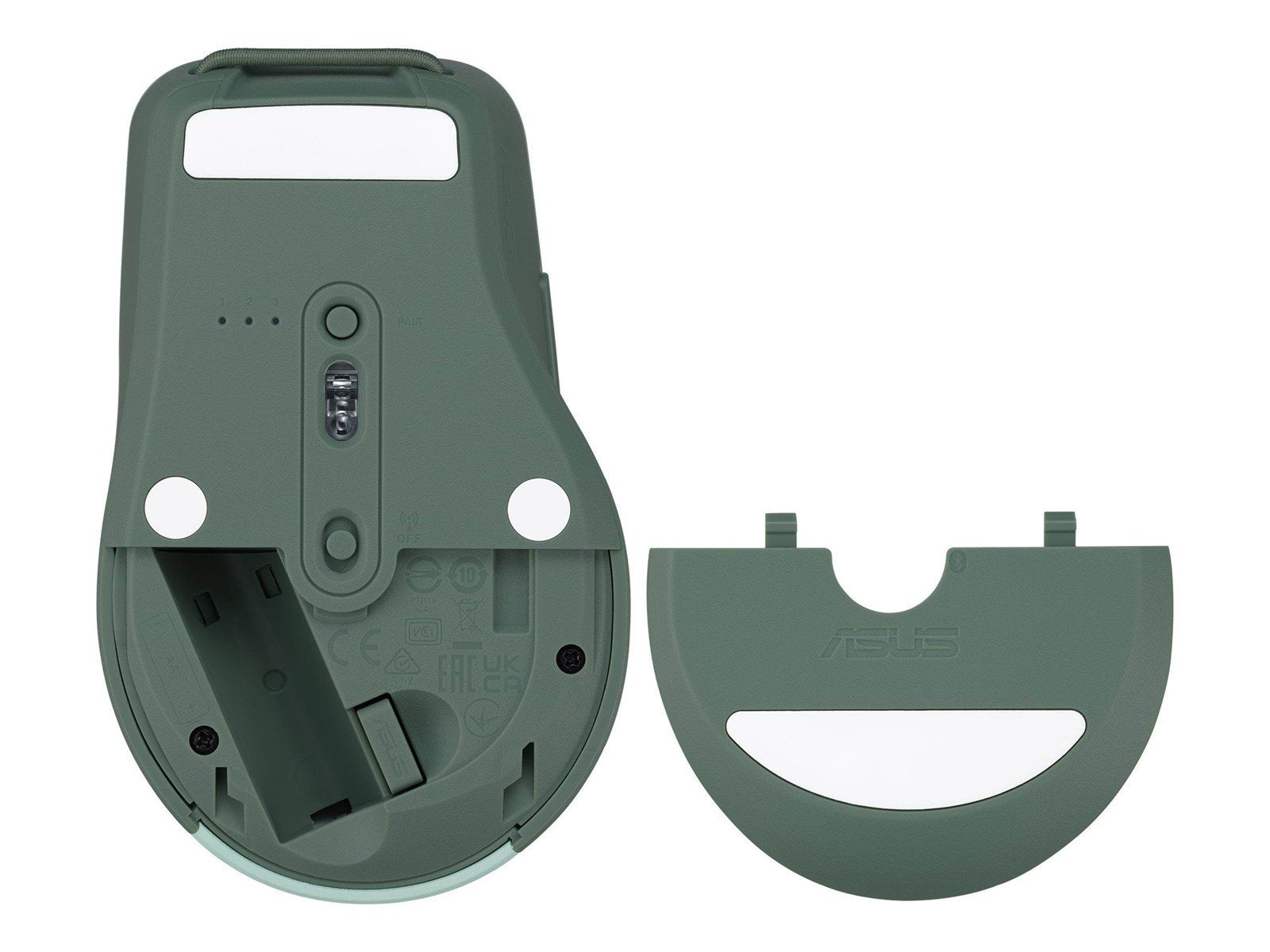 ASUS SmartO MD200 Silent Plus - Maus (Grün)