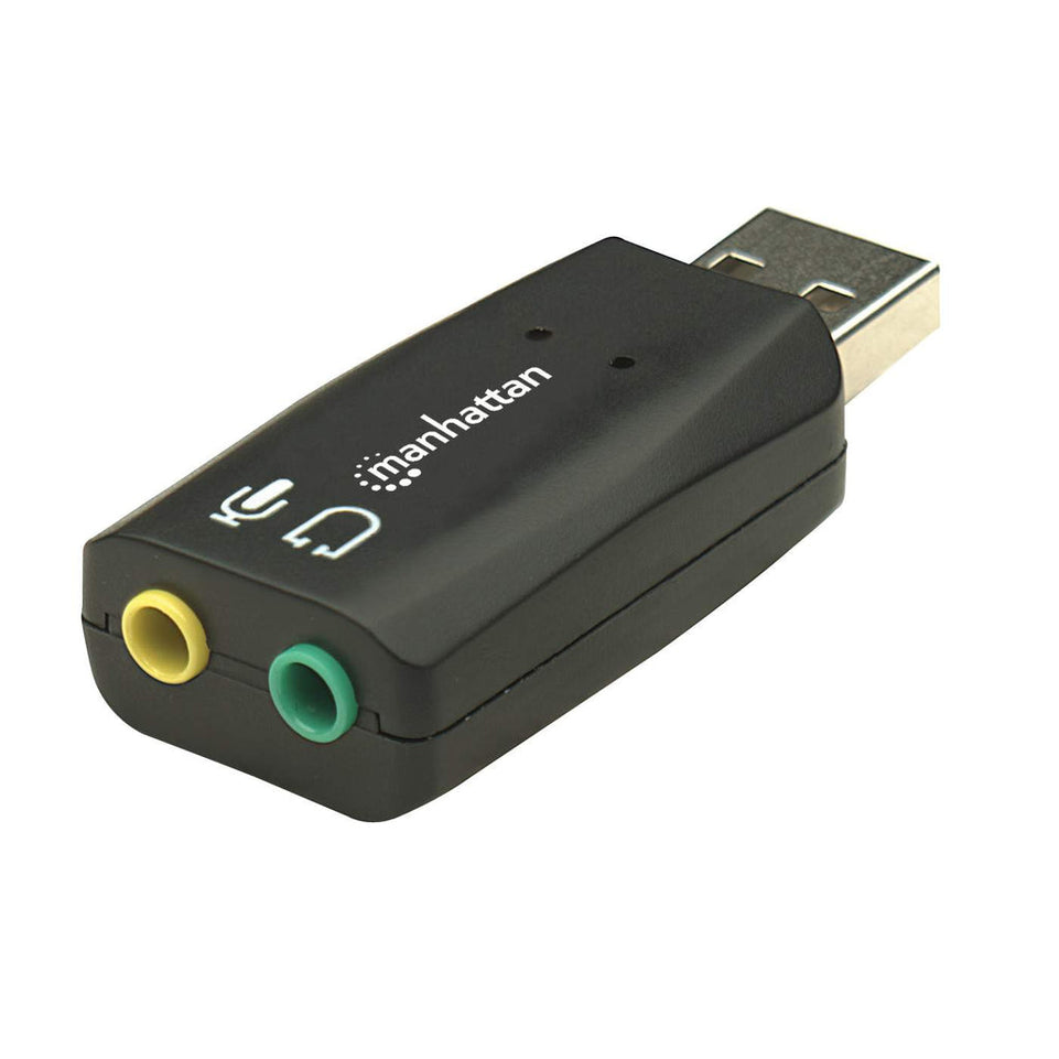 MANHATTAN Sound Adapter USD 3D                      schwarz