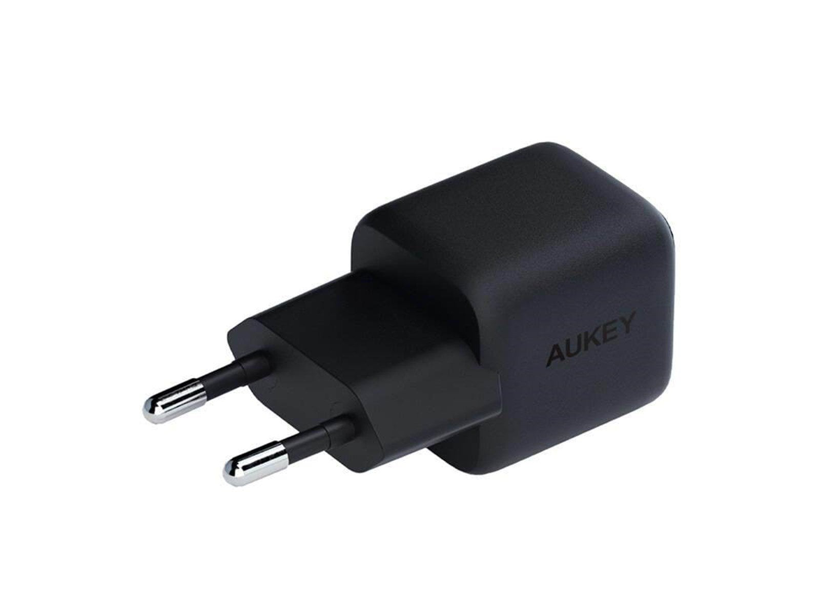Aukey PA-B1L 30W USB-C Single Port Wall Charger - Black