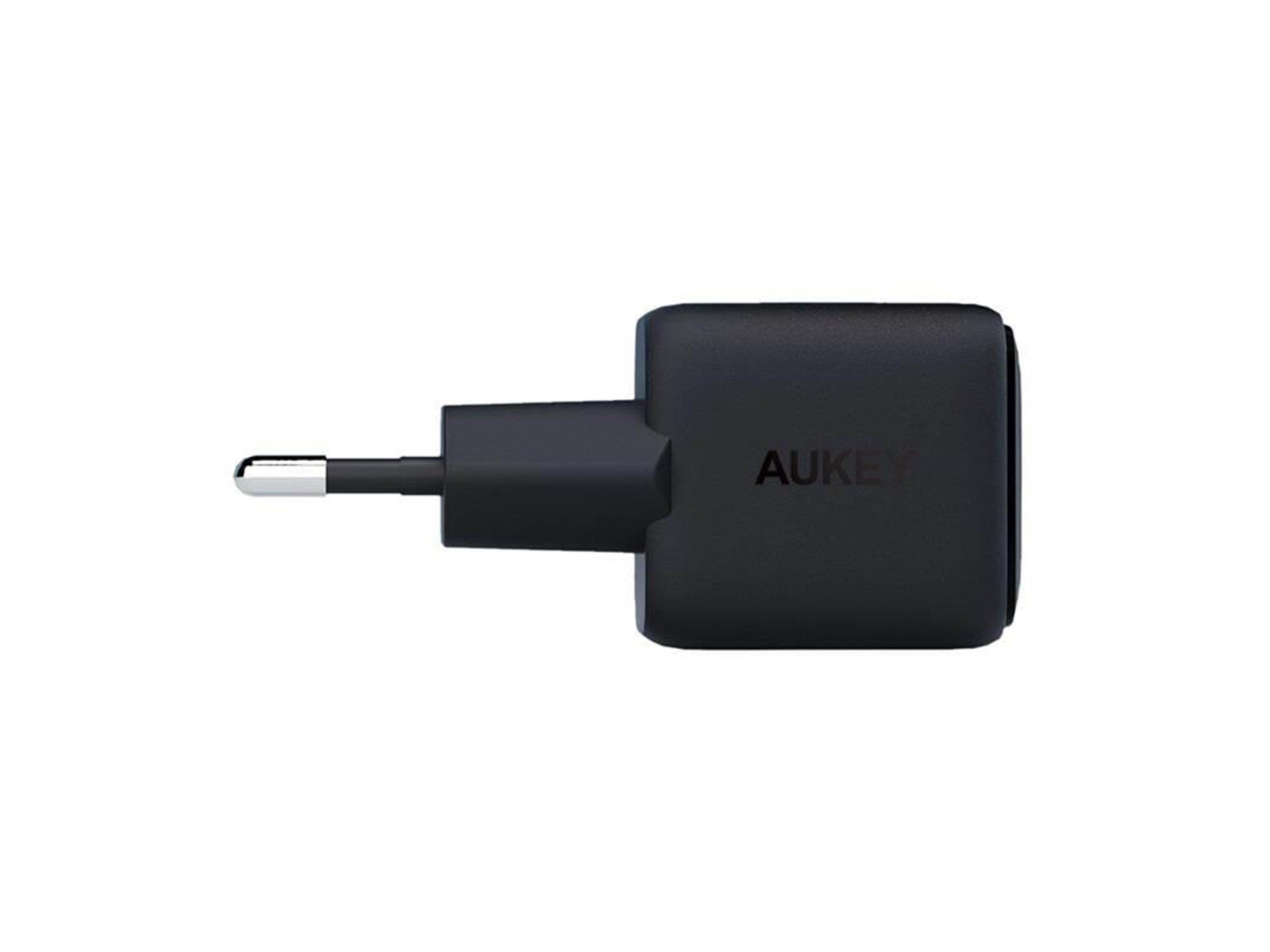 Aukey PA-B1L 30W USB-C Single Port Wall Charger - Black