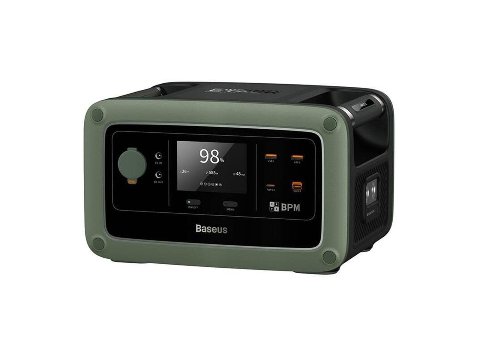 Baseus Portable Power Station Energy Stack 600W Green