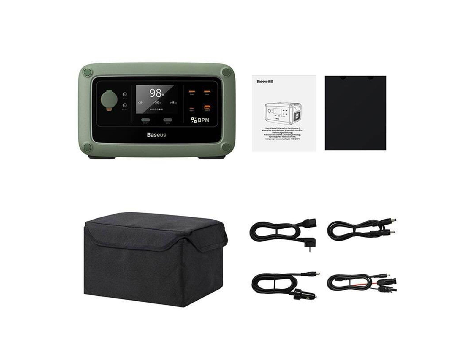 Baseus Portable Power Station Energy Stack 600W Green