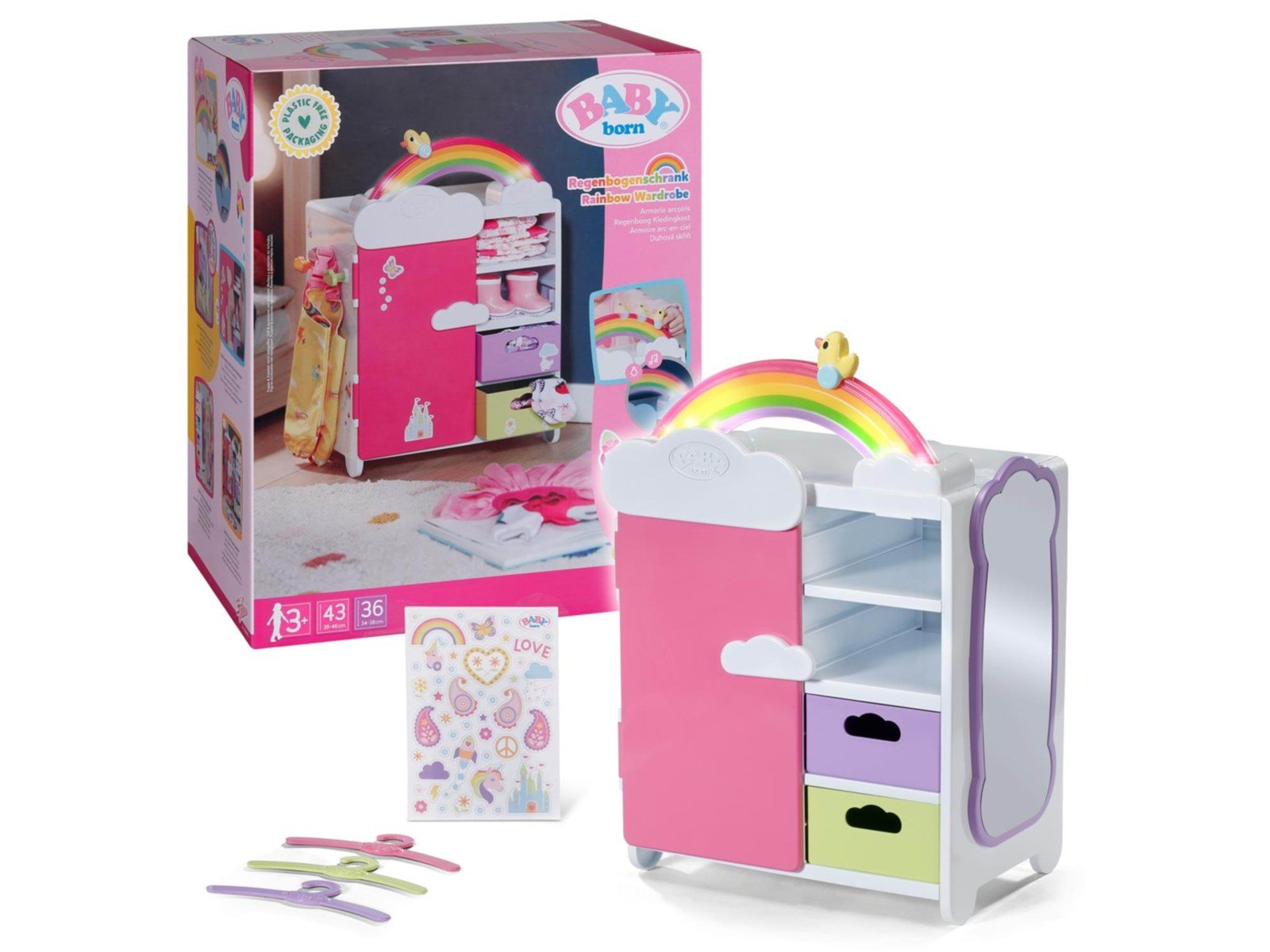 Baby Born Rainbow Wardrobe