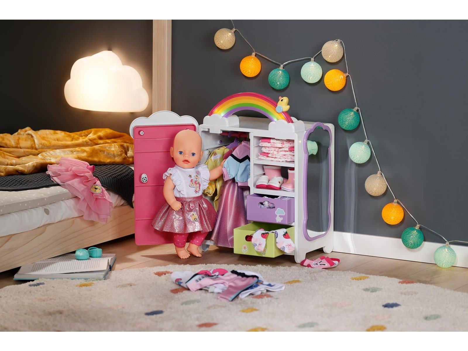 Baby Born Rainbow Wardrobe