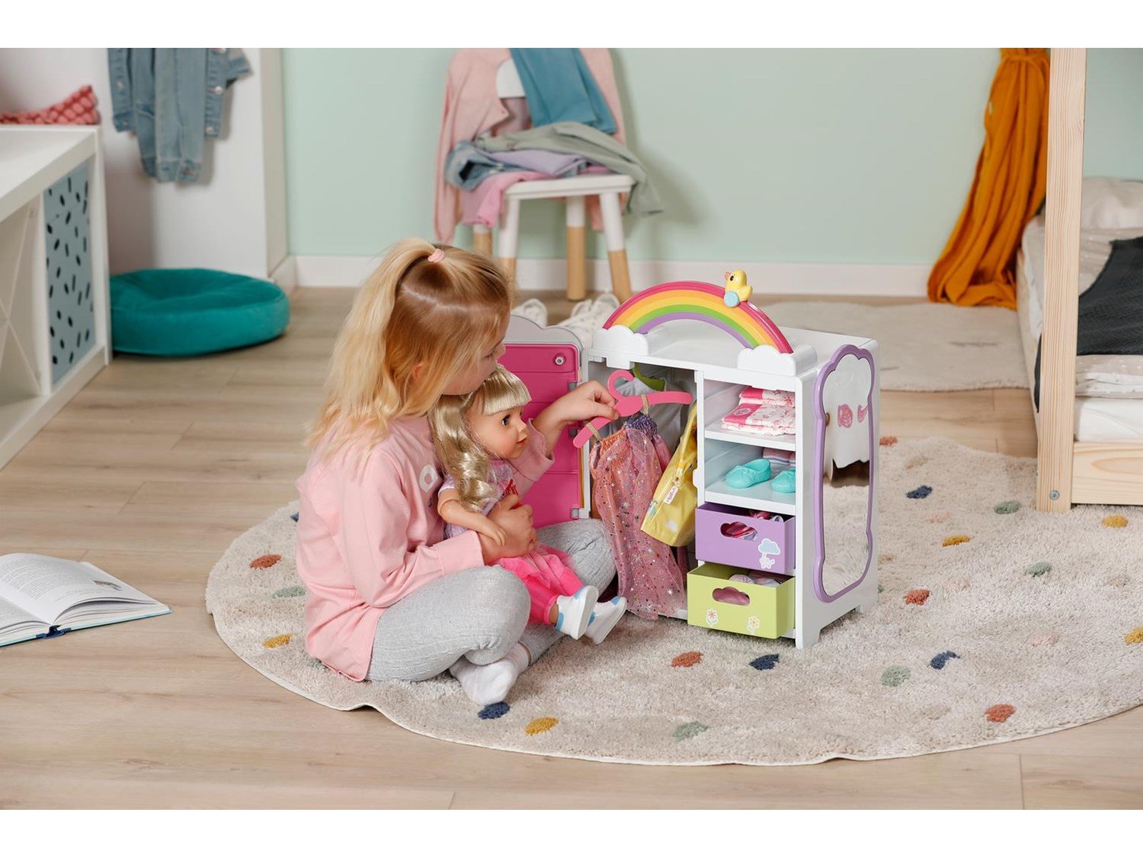 Baby Born Rainbow Wardrobe