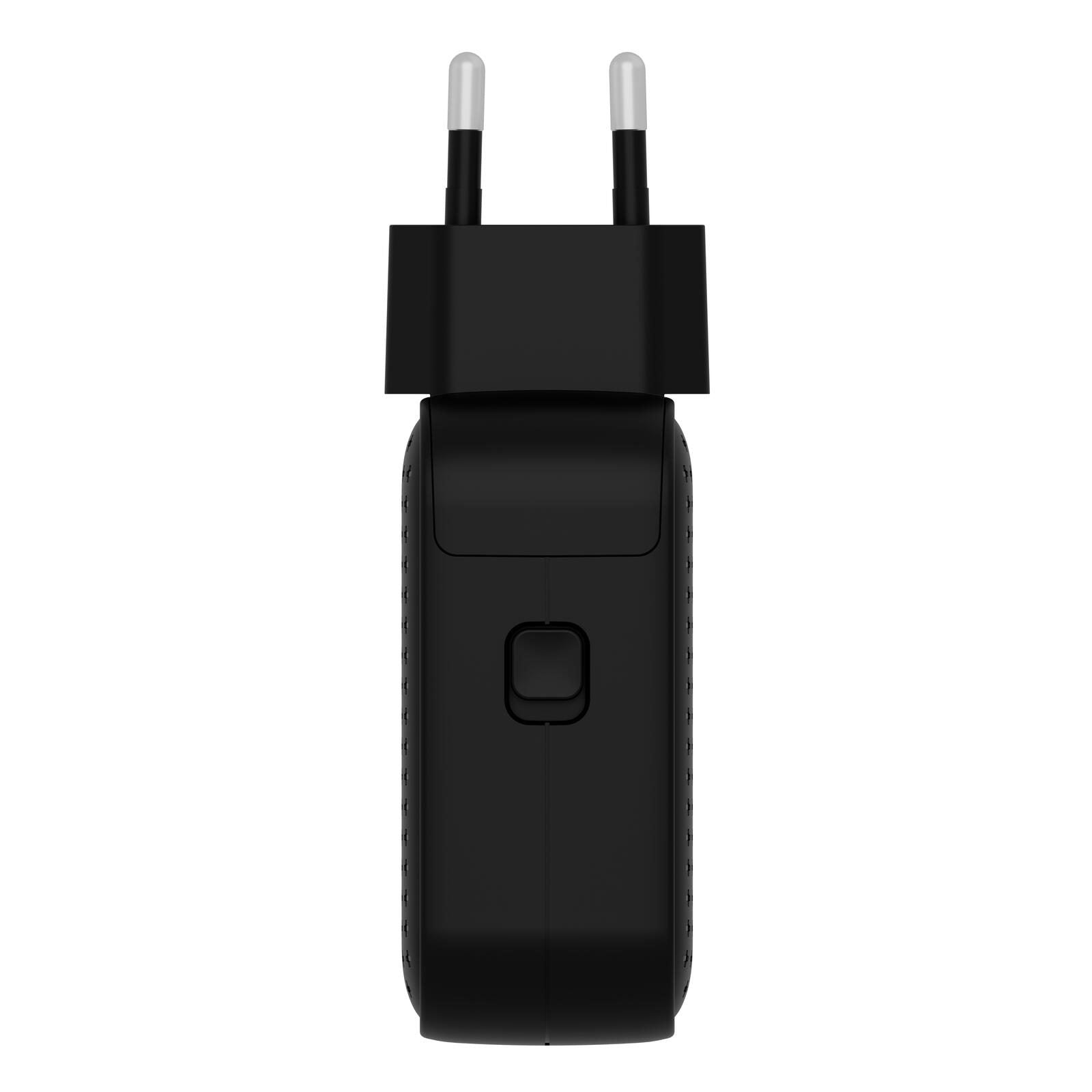 Hyper® HyperJuice 70W USB-C GaN Reise-Ladegerät (3C+1A) - Schwarz