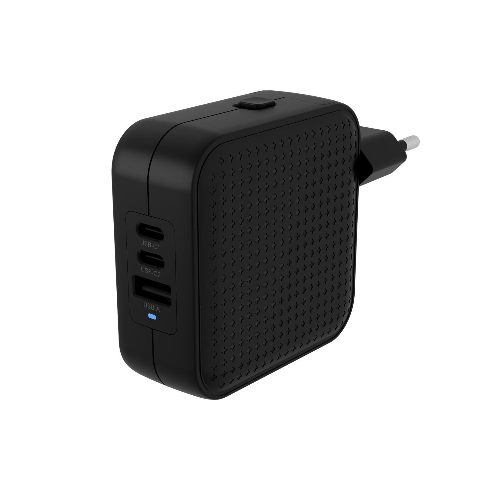 Hyper® HyperJuice 70W USB-C GaN Reise-Ladegerät (3C+1A) - Schwarz