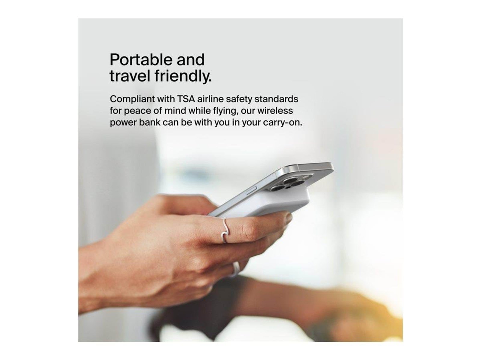 Belkin wireless power bank - magnetic with Qi2 - 24 pin USB-C - 15 Watt