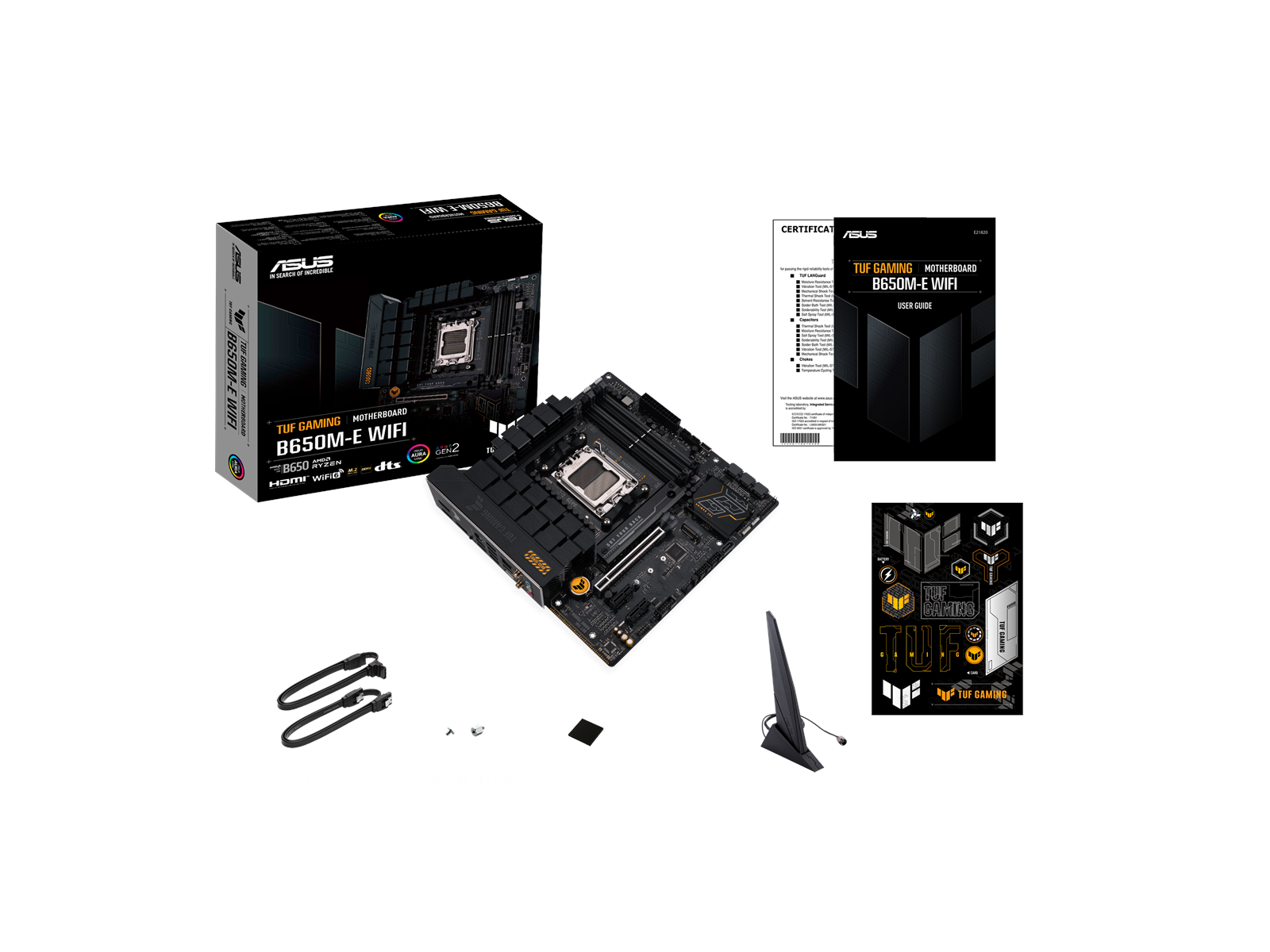 ASUS TUF GAMING B650M-E WIFI Mainboard - AMD B650 - AMD AM5 socket - DDR5 RAM - Micro-ATX