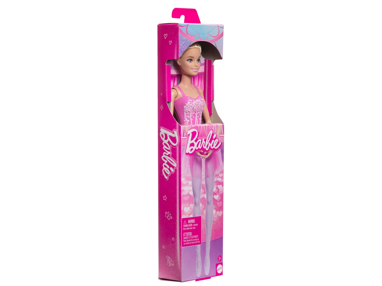 Barbie Ballerina Doll - Blonde Fashion Doll Wearing Purple Removable Tutu