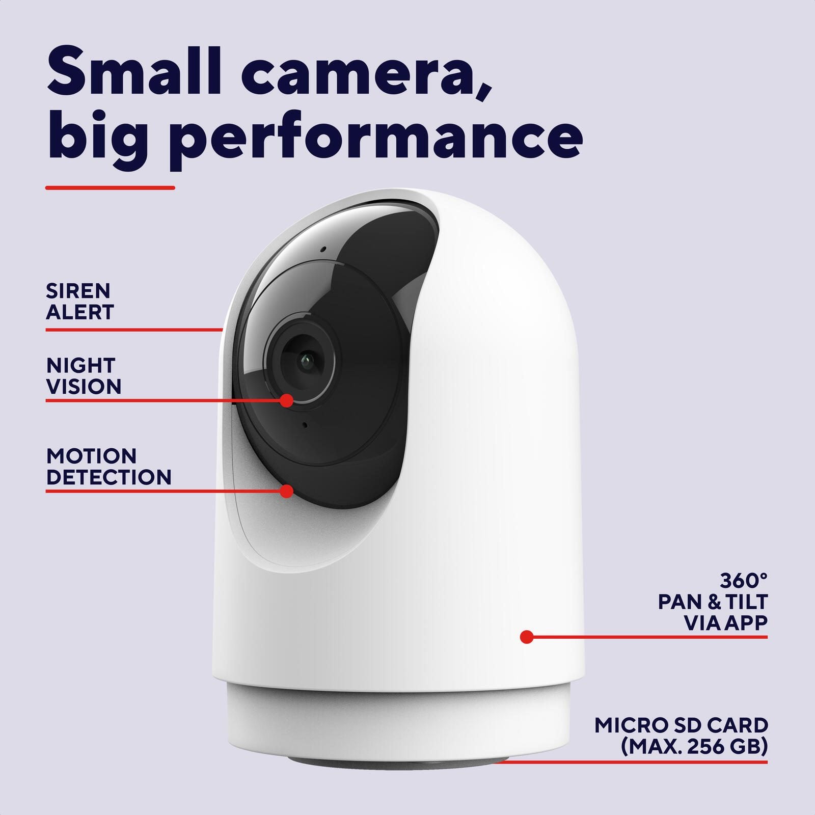 Trust Smart Home IPCAM-2700 360° Überwachungskamera - Weiß
