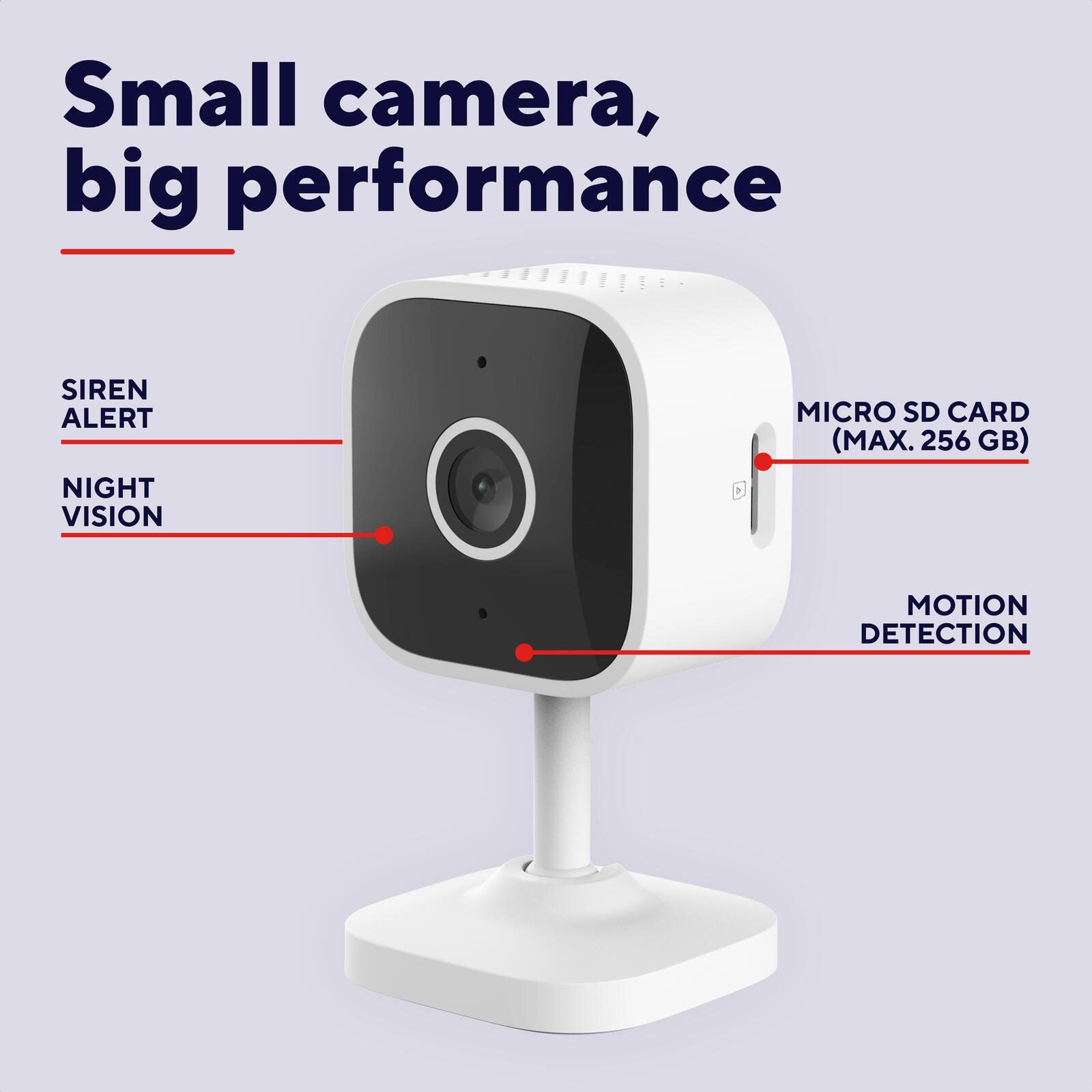 Trust Smart Home IPCAM-2900 Überwachungskamera - Weiß