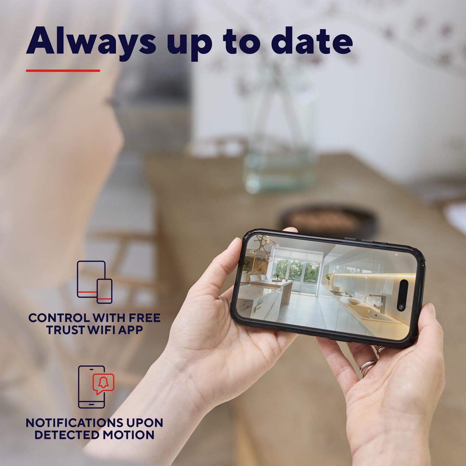 Trust Smart Home IPCAM-2800 360° Überwachungskamera - Weiß