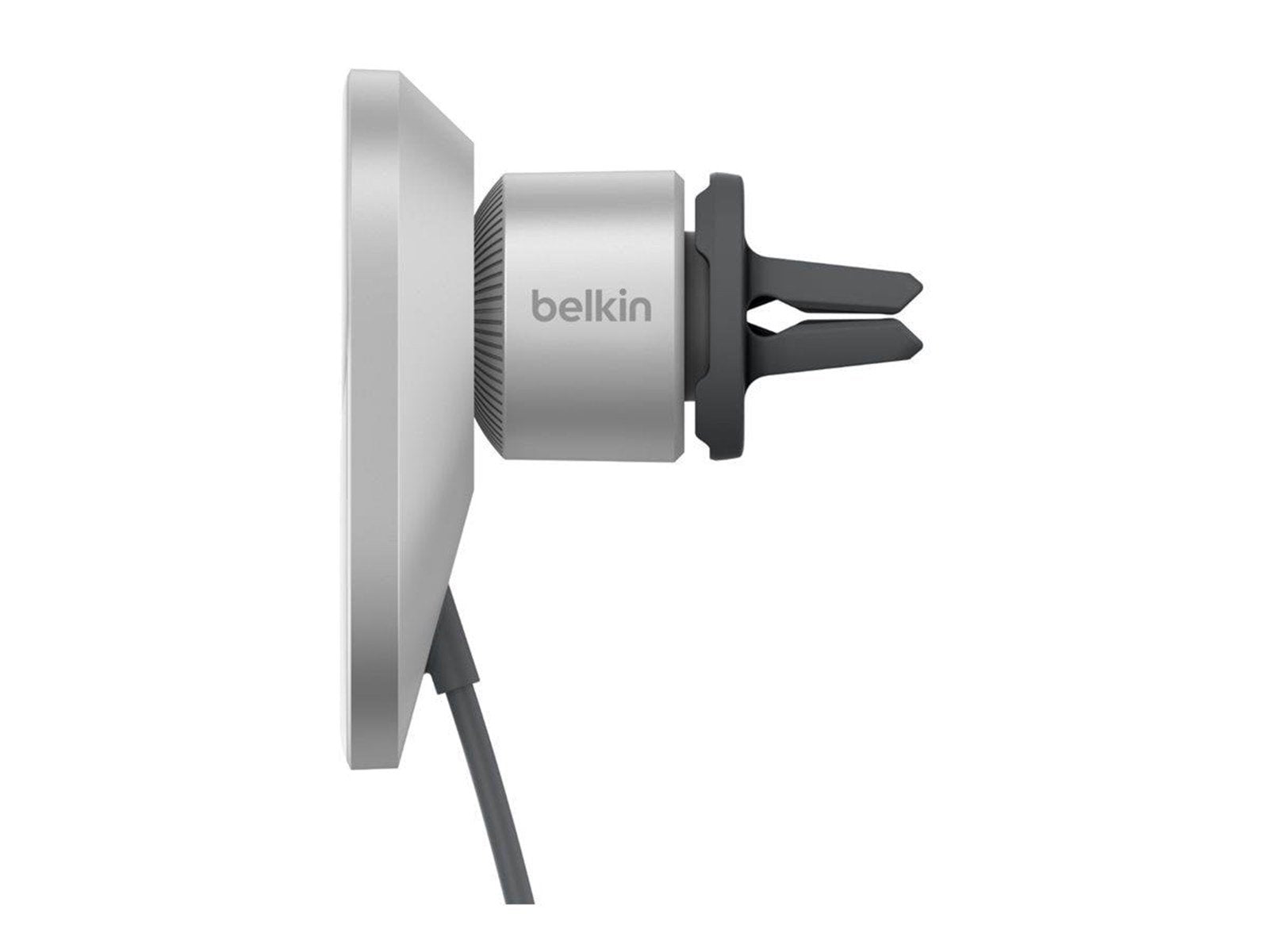 Belkin car wireless charging holder - magnetic with Qi2 + car power adapter - 15 Watt